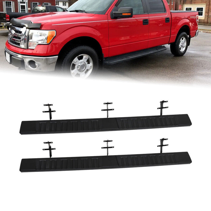 DURAFORCE Running Boards For 2015-2022 Ford Super Crew Cab 6" Side Step Nerf Bar