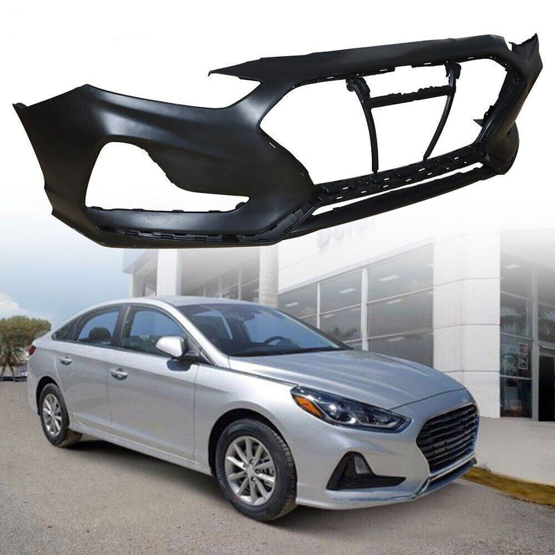 DURAFORCE Front Bumper Cover For 2018-2019 Hyundai Sonata Unfinished Plastic