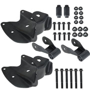 DURAFORCE Rear LH+RH Leaf Spring Shackle & Bracket Hanger For 1997-2004 Ford F150