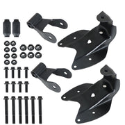 DURAFORCE Rear LH+RH Leaf Spring Shackle & Bracket Hanger For 1997-2004 Ford F150