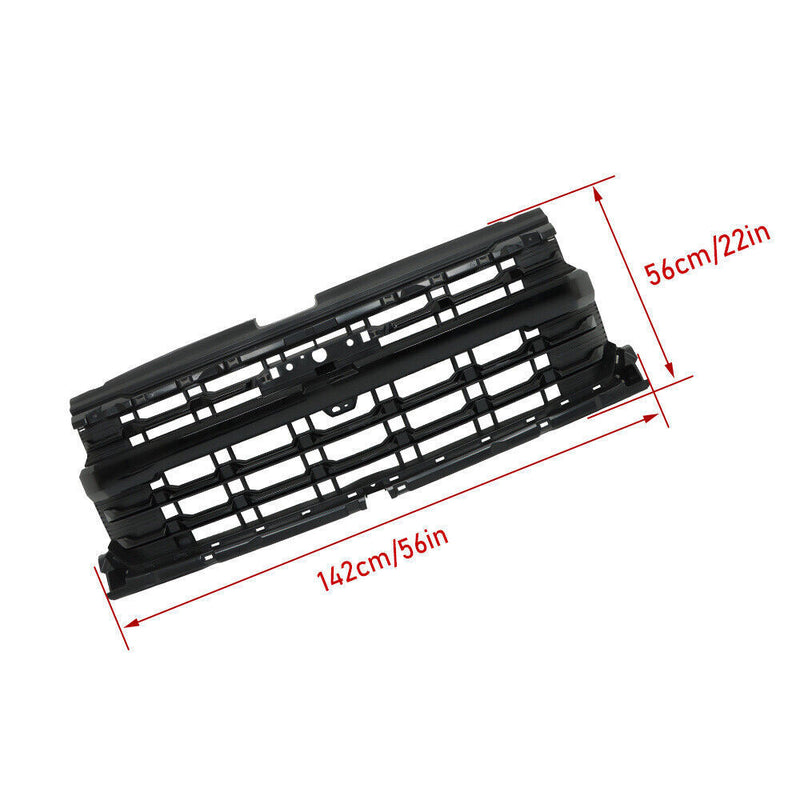 DURAFORCE Front Upper Grille Plastic For 2022-24 Chevy Silverado 1500 LTZ 85516929