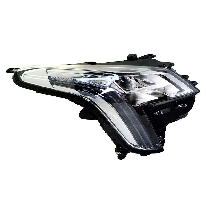 DURAFORCE Right+Left Headlight For 2018-19 Cadillac XTS LED DRL Signal Chrome