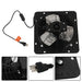 DURAFORCE 10" Shutter Exhaust Fan Wall Mounted With Switch+Insect Mesh Low Noise 980 CFM