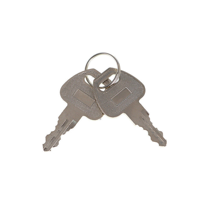 DURAFORCE 2 x Trailer Door Latch T-Handle Lock Stainless Steel Key Camper RV Truck