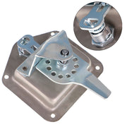 DURAFORCE 2 x Trailer Door Latch T-Handle Lock Stainless Steel Key Camper RV Truck