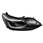 DURAFORCE Right Headlight For 2016-2018 Chevy Cruze Projector Halogen w/LED DRL RH