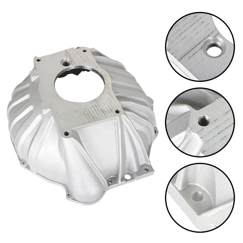 DURAFORCE Bell Housing Kit & 11" Clutch Fork & Throwout Bearing & Cover For Chevy