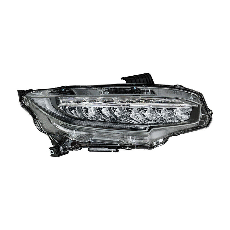DURAFORCE Passenger Side RH Full LED Headlight Assembly For 2016-2021 Honda Civic