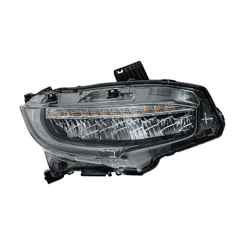 DURAFORCE Passenger Side RH Full LED Headlight Assembly For 2016-2021 Honda Civic