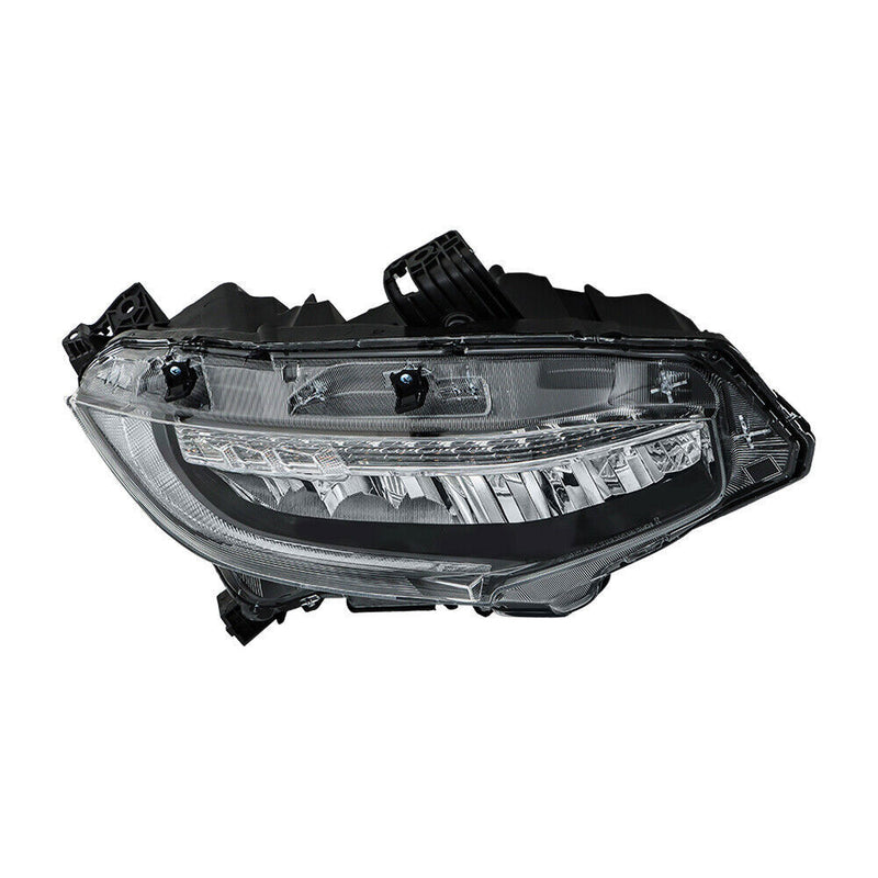 DURAFORCE Passenger Side RH Full LED Headlight Assembly For 2016-2021 Honda Civic