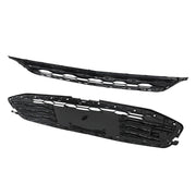 DURAFORCE Front Bumper Upper Lower Grille For 2016-2018 Chevy Malibu Chrome&Black