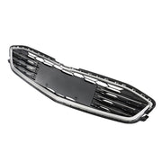 DURAFORCE Front Bumper Upper Lower Grille For 2016-2018 Chevy Malibu Chrome&Black