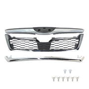 DURAFORCE Front Grill Assembly For 2014-2018 Subaru Forester Chrome Factory Style