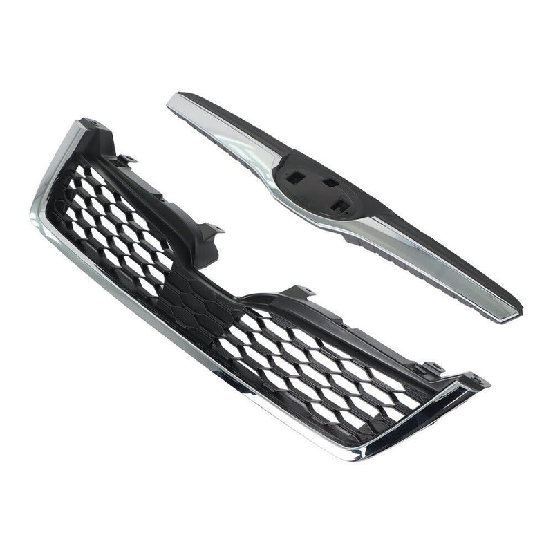 DURAFORCE Front Grill Assembly For 2014-2018 Subaru Forester Chrome Factory Style