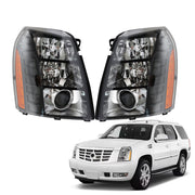 DURAFORCE LH+RH Headlights For 2007-2014 Cadillac Escalade HID w/o Bulbs & Ballast