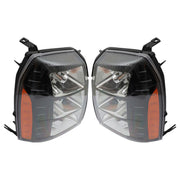 DURAFORCE LH+RH Headlights For 2007-2014 Cadillac Escalade HID w/o Bulbs & Ballast