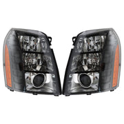 DURAFORCE LH+RH Headlights For 2007-2014 Cadillac Escalade HID w/o Bulbs & Ballast
