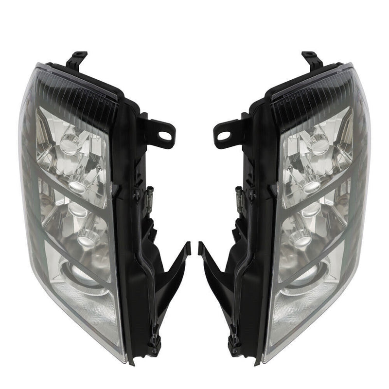 DURAFORCE LH+RH Headlights For 2007-2014 Cadillac Escalade HID w/o Bulbs & Ballast