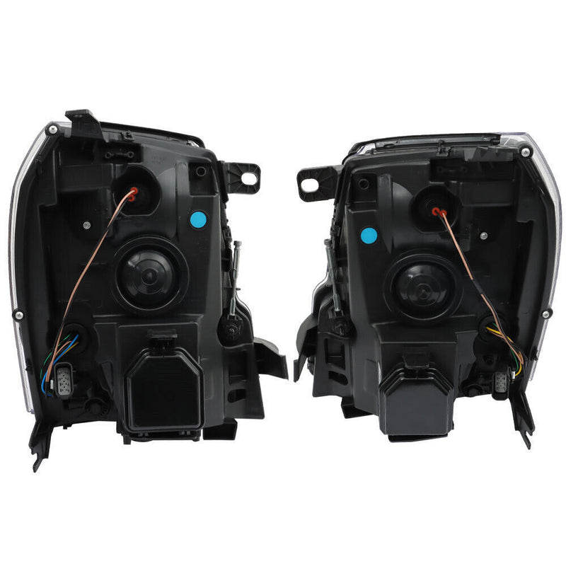 DURAFORCE LH+RH Headlights For 2007-2014 Cadillac Escalade HID w/o Bulbs & Ballast