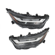 DURAFORCE Left+Right Headlight For 2022-2023 Toyota RAV4 XLE LED Factory Clear