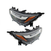 DURAFORCE Left+Right Headlight For 2022-2023 Toyota RAV4 XLE LED Factory Clear