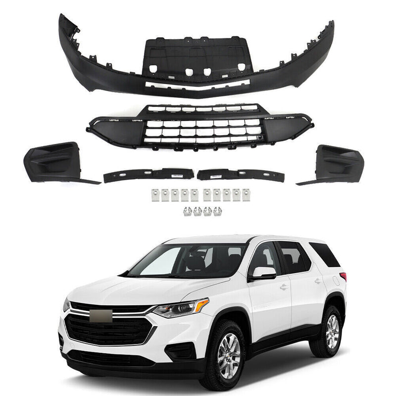 DURAFORCE Front Lower Bumper Cover For 2018-2020 Chevy Traverse Without Fog Light
