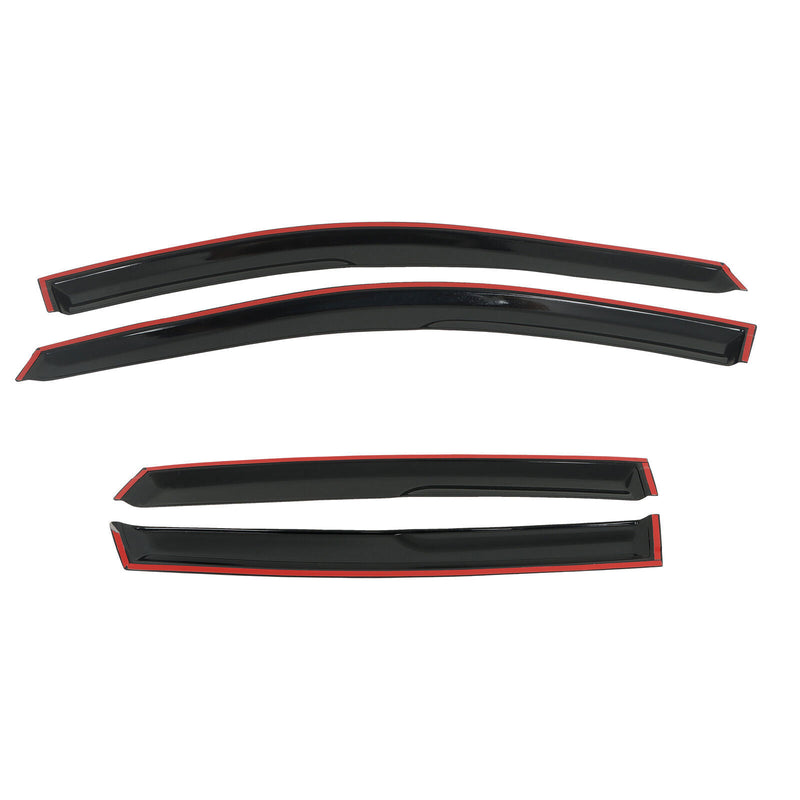 DURAFORCE Window Visors For 2007-2011 Honda CR-V Vent Shade Rain Guards Deflector