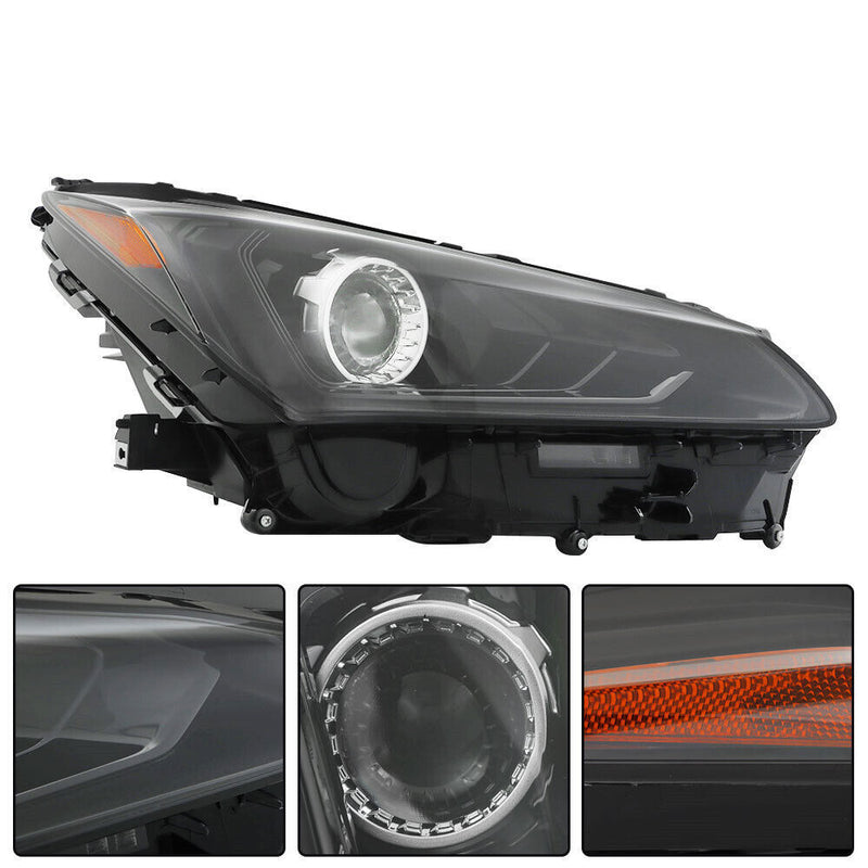 DURAFORCE Right Headlight For 2018-2021 Lexus NX200t NX300 NX300h LED Type Black