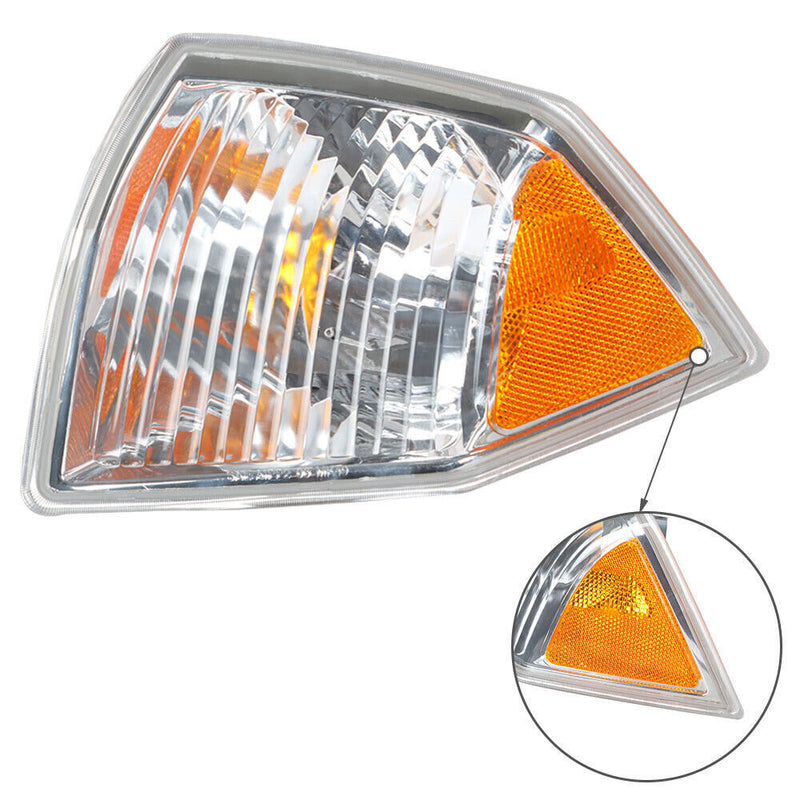 DURAFORCE Left Side Marker Parking Turn Signal Corner Light For 07-10 Jeep Compass