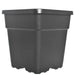 DURAFORCE 2 Gallon Re-Usable 10 Pack Square Plastic Black Nursery Pot Plant Flower Pots