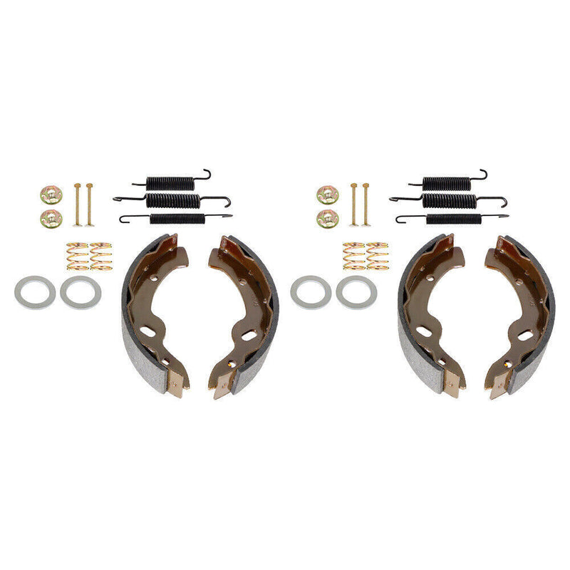 DURAFORCE Rear Brake hub Drums Brake Shoe Spring Kit For EZGO TXT Electric Golf Carts 96+