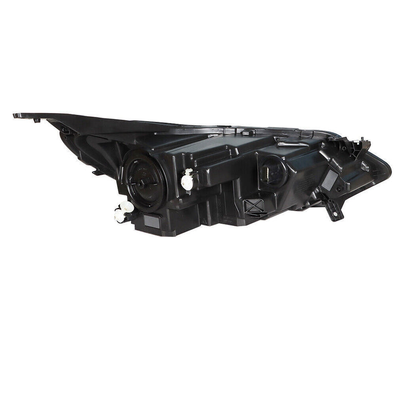 DURAFORCE Left Headlight For 2018 2019 Chevrolet Equinox Halogen Black Clear Lens