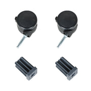 DURAFORCE New 2 Set Gas Grills Replacement Caster Wheel Fits For Genesis, Summit, Silver