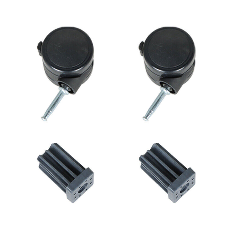 DURAFORCE New 2 Set Gas Grills Replacement Caster Wheel Fits For Genesis, Summit, Silver