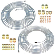 DURAFORCE Brake Line Tubing Kit For Universal 25 Ft 3/16&1/4 Zinc w/32 Fittings