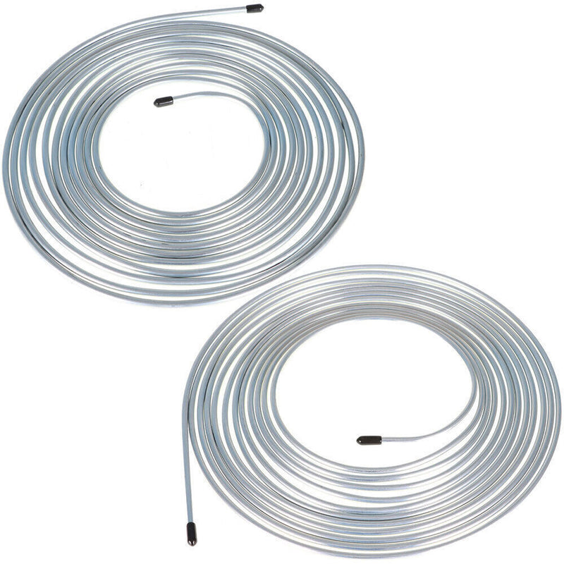 DURAFORCE Brake Line Tubing Kit For Universal 25 Ft 3/16&1/4 Zinc w/32 Fittings