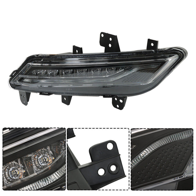 DURAFORCE Left Fog Light For 2013-2016 Lincoln MKZ LED Driving Lamp Driver Side