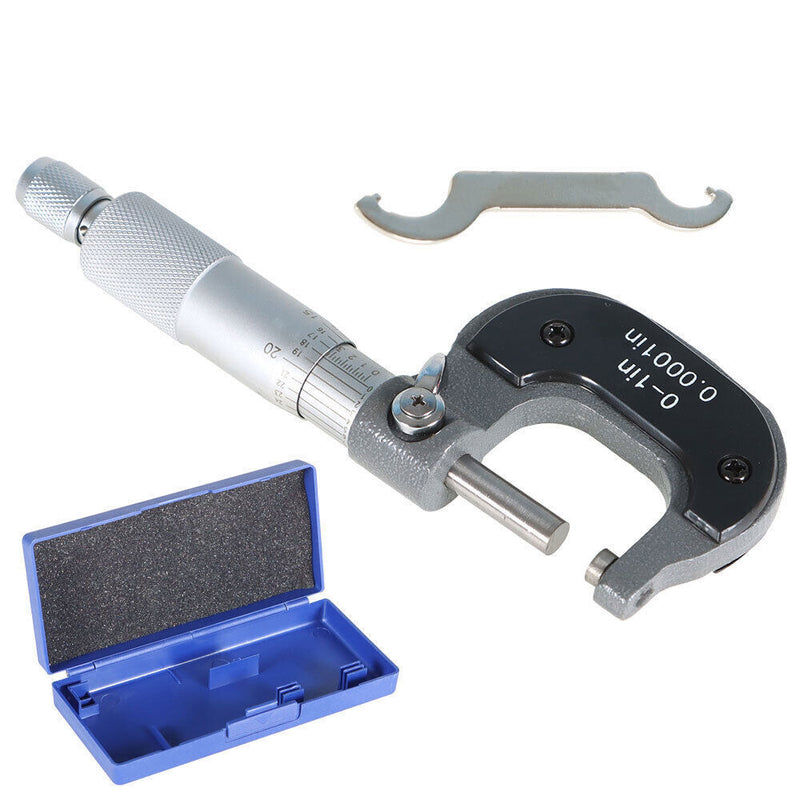 DURAFORCE High Precision 0 - 1 Inch Blade Outside Micrometer 0.0001In Machinist Tool New