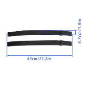 DURAFORCE 2PCS 4 Leaf 1750lb Capacity Double Eye Spring 25-1/4" Length 1.75" Width