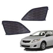 DURAFORCE Front Fog Light Lamp Cover Bezel For 2009-2010 Toyota Corolla Pair