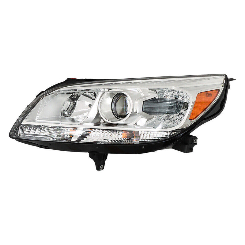 DURAFORCE Left Headlight For 2013-2015 Chevy Malibu Projector Halogen Clear Lens