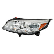 DURAFORCE Left Headlight For 2013-2015 Chevy Malibu Projector Halogen Clear Lens