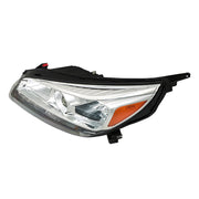 DURAFORCE Left Headlight For 2013-2015 Chevy Malibu Projector Halogen Clear Lens
