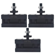 DURAFORCE 3 Pcs BXA #2 250-202 Quick Change Turning Facing & Boring Tool Post Holder Lathe