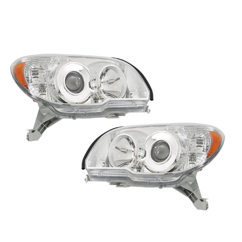 DURAFORCE Left+Right Side Headlight For 2006-2009 Toyota 4Runner Projector Halogen