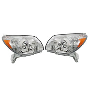 DURAFORCE Left+Right Side Headlight For 2006-2009 Toyota 4Runner Projector Halogen