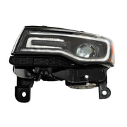 DURAFORCE Left Headlight For 2014-15 Jeep Grand Cherokee SRT HID Black Driver Side
