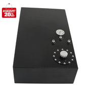 DURAFORCE Black 17 Gallon /64L Fuel Cell Gas Tank w/ Cap & Level Sender Street Rod