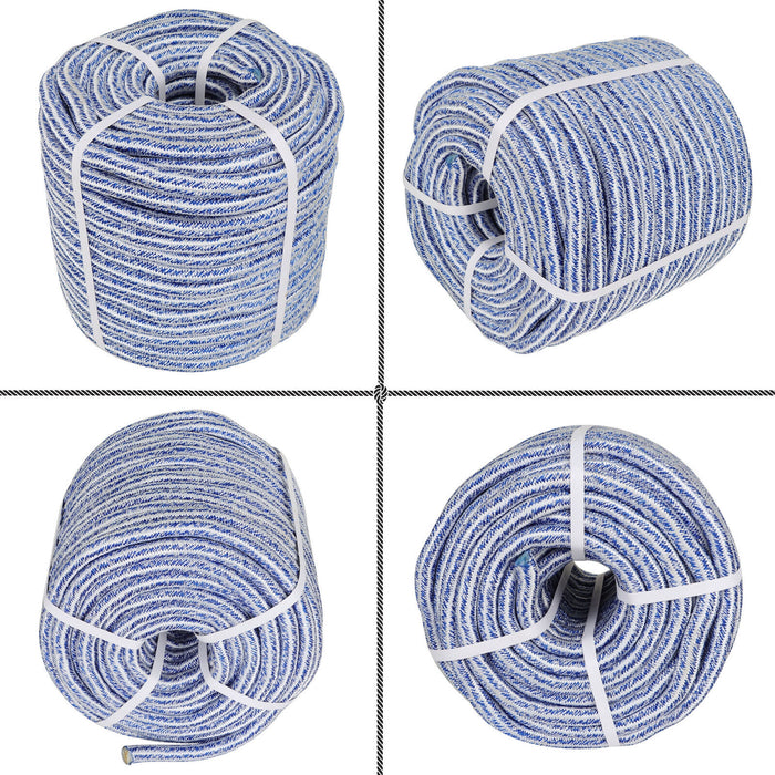 DURAFORCE 24 Strand Braid Polyester Rope 3/4" × 200' Arborist Tree Climbing Rope 20000Lbs