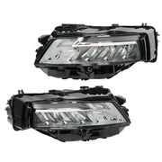 DURAFORCE Left+Right LED Headlamp Headlight For 2021-2023 Nissan Rogue SL/SV Black